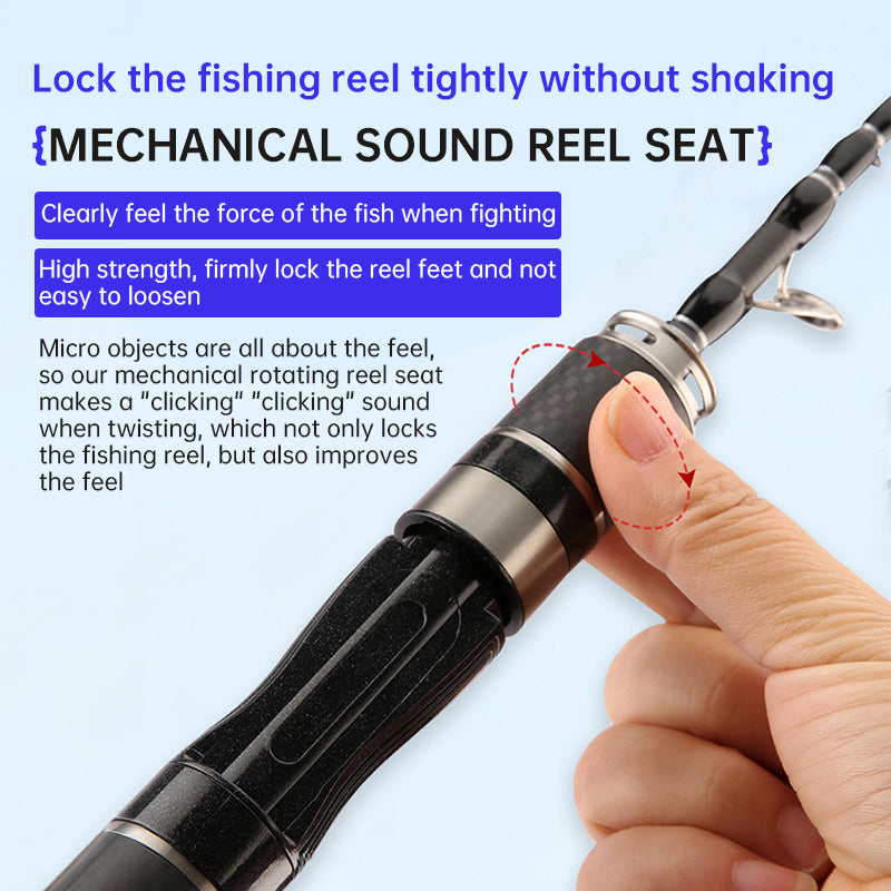 Portable Ultra - Short Carbon Fiber Telescopic Fishing Rod: 1.5m/1.68m/1.8m Options, Ideal for Sea Fishing with 32cm - Related C