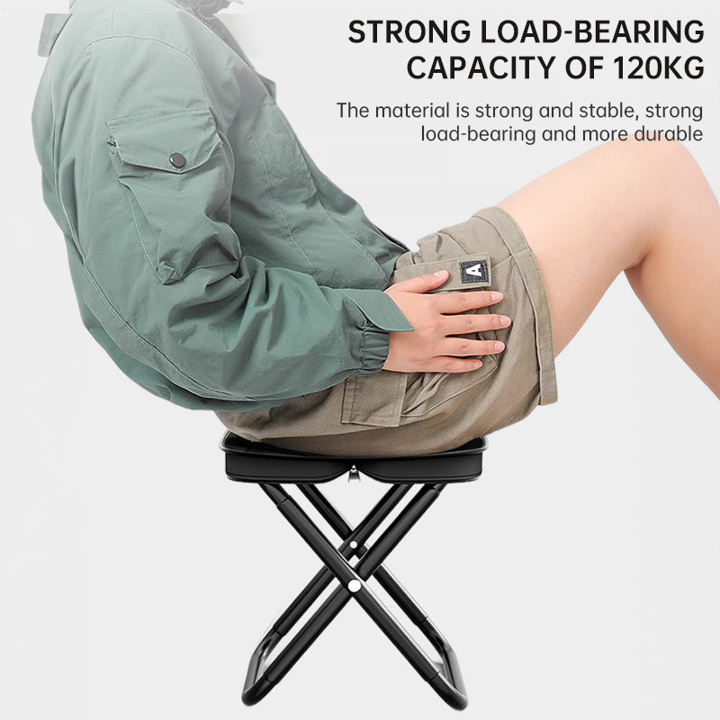 Portable Ultralight Camping Picnic Chair - Doubles as Fishing Stool and Travel Seat with Fishing Tool Holder